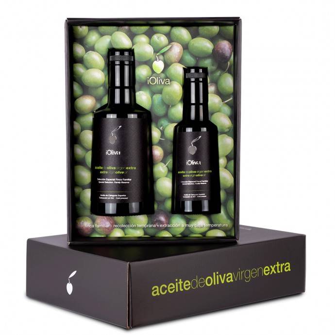 Estuche iOliva - 750 ml. Aceite de Oliva Virgen Extra Estuche iOliva - 750 ml. Aceite de Oliva Virgen Extra