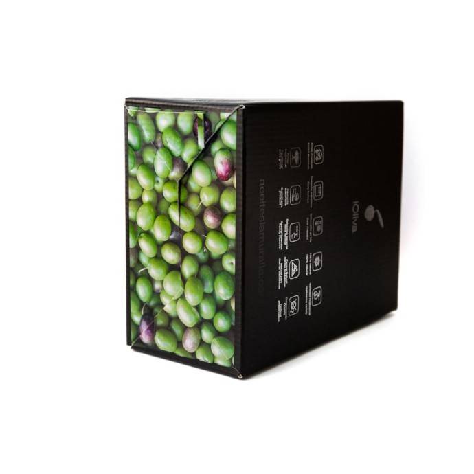 Extra Virgin Olive Oil Premium, iOliva, Hojiblanca Variety - Bag in Box 3 L.