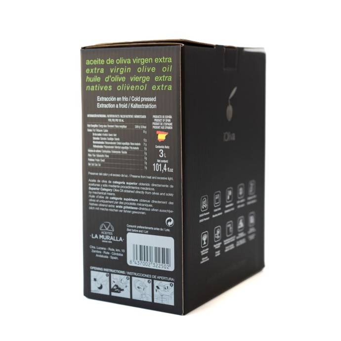 Bag in Box 3 L. iOliva side
