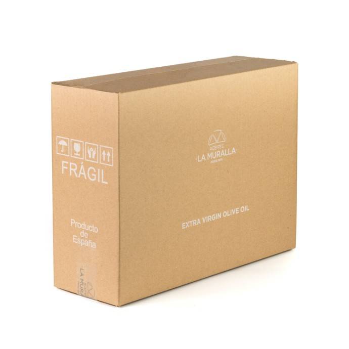 Box with all the oil bottles