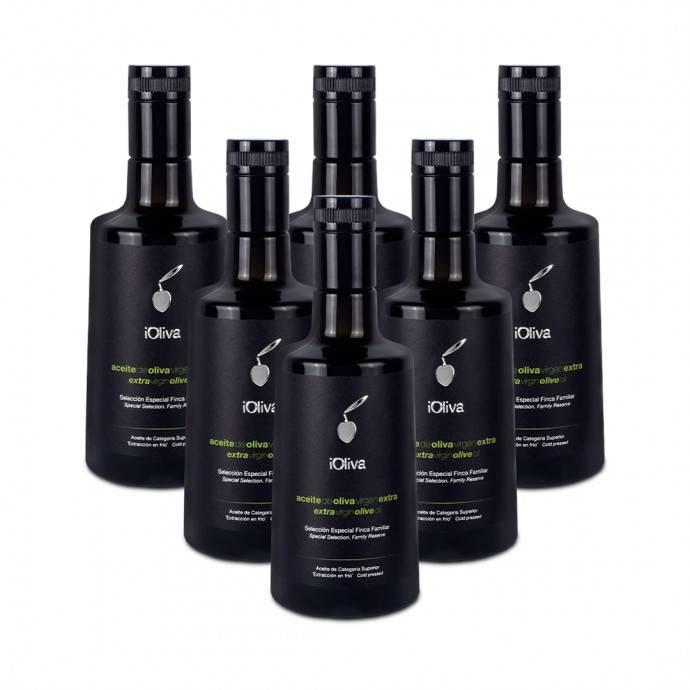 6 Bottles 500 ml. Extra Virgin Olive Oil